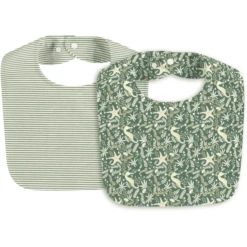 Alvi® Lätzchen 2er Pack Underwater World Brün/beige