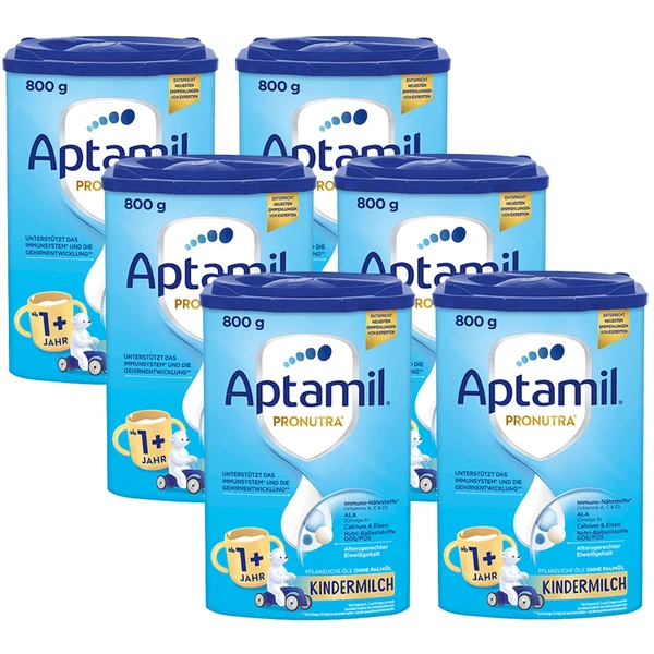 Aptamil Kindermilch Pronutra 1+ 6 X 800 G Ab Dem 1. Jahr 3 Aptamil Kindermilch Pronutra 1+ 6 X 800 G Ab Dem 1. Jahr
