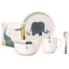 ASA Selection Kindergeschirrset 5-teilig Emma Elefant Weiß Glänzend -Babynahrung asa selection kindergeschirrset 5 teilig emma elefant weiss glaenzend a408276
