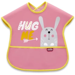 BabyJem Lätzchen XL Mit Wischbezug Pink