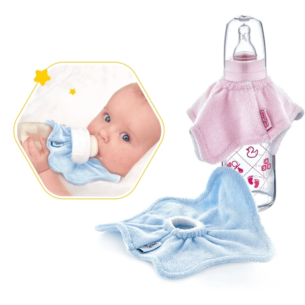 BabyJem Tropf Lätzchen Für Babyflaschen Blue 3 BabyJem Tropf Lätzchen Für Babyflaschen Blue