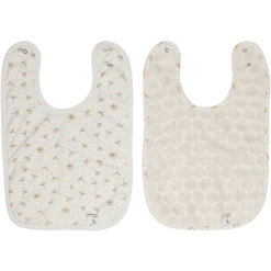 Bébé-jou Bébé Jou® Lätzchen 2er Pack Fabulous Wish Grey