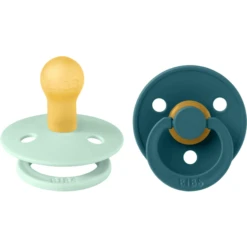 BIBS® Schnuller Colour Nordic Mint Und Forest Lake 0-6 Monate, 2 Stk.