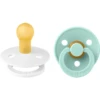 BIBS® Schnuller Colour White/Mint 0-6 Monate, 2 Stk. -Babynahrung bibs schnuller colour white mint 0 6 monate 2 stk a344626