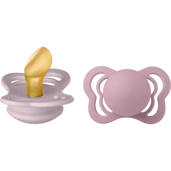 BIBS® Schnuller Couture Dusky Lilac & Heather Latex 0-6 Monate, 2 Stk. 3 BIBS® Schnuller Couture Dusky Lilac & Heather Latex 0-6 Monate, 2 Stk.