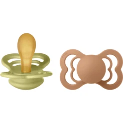 BIBS® Schnuller Supreme Meadow Und Earth Latex 6-36 Monate, 2 Stk.
