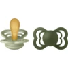 BIBS® Schnuller Supreme Sage / Hunter Green Latex 6-36 Monate, 2 Stk. -Babynahrung bibs schnuller supreme sage hunter green latex 6 36 monate 2 stk a320925