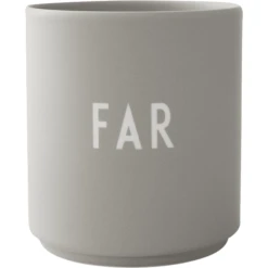 Design Letters Porzellanbecher Favourite Cups Mit Lasergravur Cool Gray