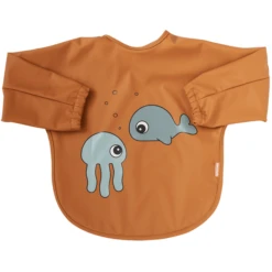 Done By Deer™ Ärmelätzchen Sea Friends Senfgelb