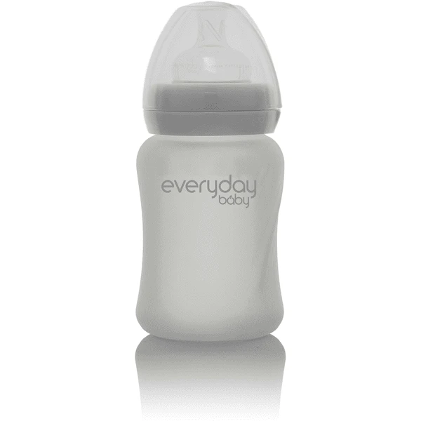 Everyday® Baby Babyglasflasche Healthy+ 150 Ml, Quiet Grey 3 Everyday® Baby Babyglasflasche Healthy+ 150 Ml, Quiet Grey