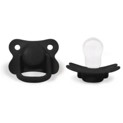 Filibabba Schnuller +6 Monate Schwarz, 2 Stück