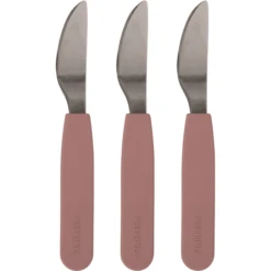 Filibabba Silikon Messer 3er-Pack - Rose