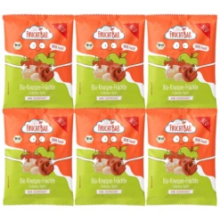 FRUCHTBAR® Bio-Knusper-Früchte Erdbeere-Apfel Ab Dem 12. Monat 6 X 15 G