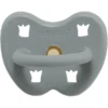 HEVEA Schnuller - Naturkautschuk Gorgeous Grey, Rund, Krone (ab 3 Mon.) -Babynahrung hevea schnuller naturkautschuk gorgeous grey rund krone ab 3 mon a295167