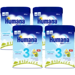 Humana Folgemilch 3 4x 800g