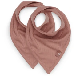 Jollein Lätzchen Bandana Basic Stripe Rosewood 2er Pack