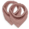 Jollein Lätzchen Bandana Wrinkled Rosewood 2er Pack -Babynahrung jollein laetzchen bandana wrinkled rosewood 2er pack a325720