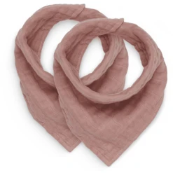 Jollein Lätzchen Bandana Wrinkled Rosewood 2er Pack