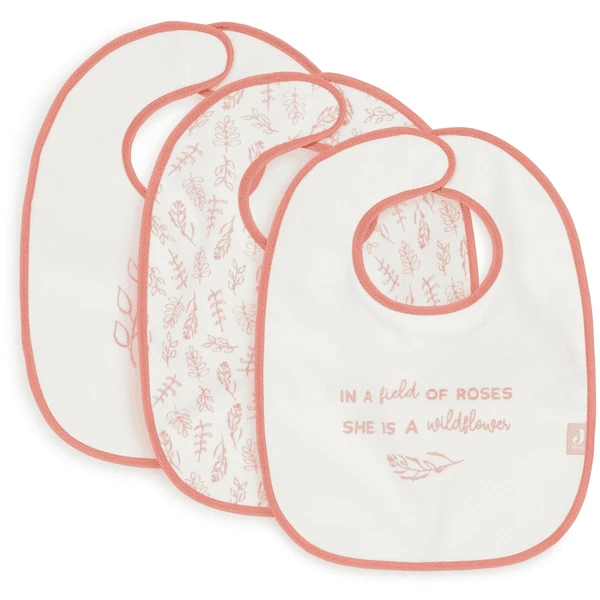 Jollein Lätzchen Meadow Rosewood 3er Pack 3 Jollein Lätzchen Meadow Rosewood 3er Pack