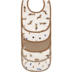 LÄSSIG Lässig Lätzchen 5er Pack Little Mateys Royal Blau