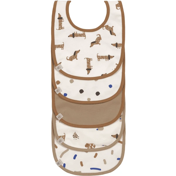 LÄSSIG Lässig Lätzchen 5er Pack Little Mateys Royal Blau 3 LÄSSIG Lässig Lätzchen 5er Pack Little Mateys Royal Blau