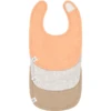 LÄSSIG Lässig Lätzchen Für Neugeborene 3er Set Apricot Hellgrau Beige -Babynahrung laessig laetzchen fuer neugeborene 3er set apricot hellgrau beige a403979
