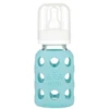 Lifefactory Babyflasche Aus Glas In Mint 120ml -Babynahrung lifefactory babyflasche aus glas in mint 120ml a265349