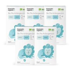 Löwenzahn Organics Anfangsnahrung Pre 5x 500 G Ab Der Geburt