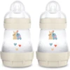 MAM Babyflasche Easy Start Anti-Colic 160 Ml, 0+ Monate, Elefant, 2 Stück -Babynahrung mam babyflasche easy start anti colic 160 ml 0 monate elefant 2 stueck a383053