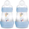 MAM Babyflasche Easy Start Anti-Colic 160 Ml, 0+ Monate, Wal, 2 Stück -Babynahrung mam babyflasche easy start anti colic 160 ml 0 monate wal 2 stueck a383051
