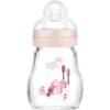 MAM Glasflasche Feel Good Blau 170 Ml Ab 0 Monaten Vogel/Eichhörnchen In Rosa -Babynahrung mam glasflasche feel good blau 170 ml ab 0 monaten vogel eichhoernchen in rosa a327090