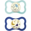 MAM Nachtschnuller Air Night Silikon, 6-16 Monate, 2 Stk., Elefant/Sterne -Babynahrung mam nachtschnuller air night silikon 6 16 monate 2 stk elefant sterne a382589