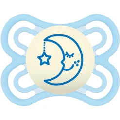 MAM Nachtschnuller Perfect Blau 0 - 6 Monate Silikon