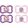 MAM Schnuller Air 6 - 16 Monate In Rosa / Lila Silikon 4 Stück -Babynahrung mam schnuller air 6 16 monate in rosa lila silikon 4 stueck a236744
