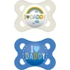 MAM Schnuller Original Love Daddy Aus Silikon 0 - 6 Monate, Blau/beige -Babynahrung mam schnuller original love daddy aus silikon 0 6 monate blau beige a326397