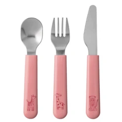 MEPAL Kinder-Besteckset Mio 3-teilig - Deep Pink