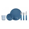 MEPAL Kindergeschirr-Set Mio 6-teilig - Deep Blue -Babynahrung mepal kindergeschirr set mio 6 teilig deep blue a349048