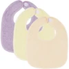 Meyco Frottee Lätzchen 3er-pack Soft Lilac / Soft Yellow / Soft Peach -Babynahrung meyco frottee laetzchen 3er pack soft lilac soft yellow soft peach a359248