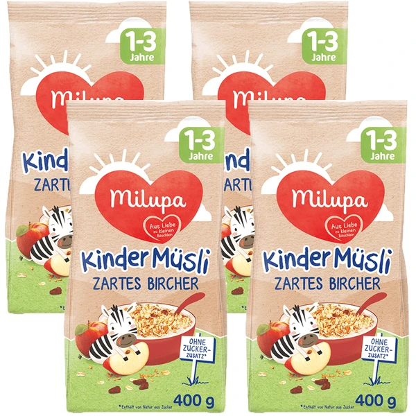 Milupa Kindermüsli Bircher 4 X 400 G Ab Dem 1. Jahr 3 Milupa Kindermüsli Bircher 4 X 400 G Ab Dem 1. Jahr