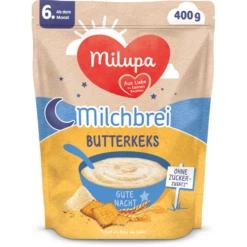 Milupa Milchbrei Butterkeks Gute Nacht 400 G Ab Dem 6. Monat