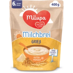 Milupa Milchbrei Grieß Guten Morgen 400 G Ab Dem 6. Monat