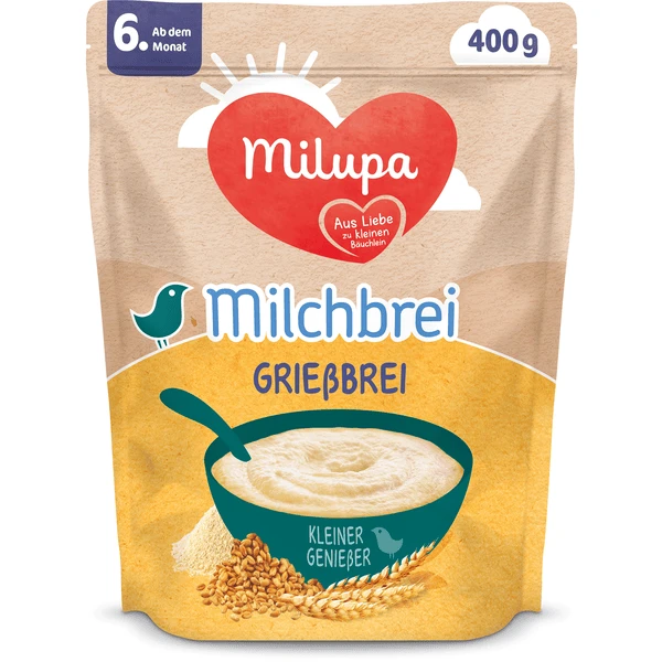 Milupa Milchbrei Grießbrei Miluvit >>mit<< Kleine Genießer 400 G Ab Dem 6. Monat 3 Milupa Milchbrei Grießbrei Miluvit >>mit<< Kleine Genießer 400 G Ab Dem 6. Monat