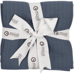Müsli Spucktücher 2er-Pack Indigo