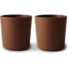 Mushie Becher 200 Ml 2 Stück, Caramel -Babynahrung mushie becher 200 ml 2 stueck caramel a399175
