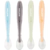 Nattou Silikonset 4 Löffel + Case -Babynahrung nattou silikonset 4 loeffel case a309559