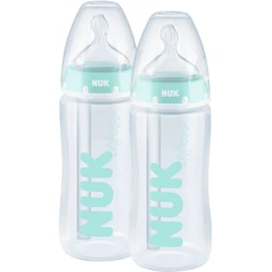 NUK Babyflasche Anti-Colic Professional, 300 Ml, Temperature Control Im Doppelpack