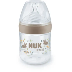 NUK Babyflasche NUK For Nature 150ml, Braun