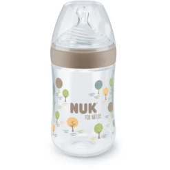 NUK Babyflasche NUK For Nature 260 Ml, Braun