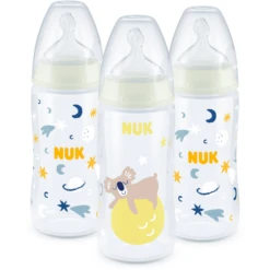 NUK Flaschenset First Choice⁺ Night 300 Ml Koala/gelb