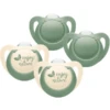 NUK Schnuller For Nature Silikon 0 Bis 6 Monate, Grün Im Viererpack -Babynahrung nuk schnuller for nature silikon 0 bis 6 monate gruen im viererpack a374881